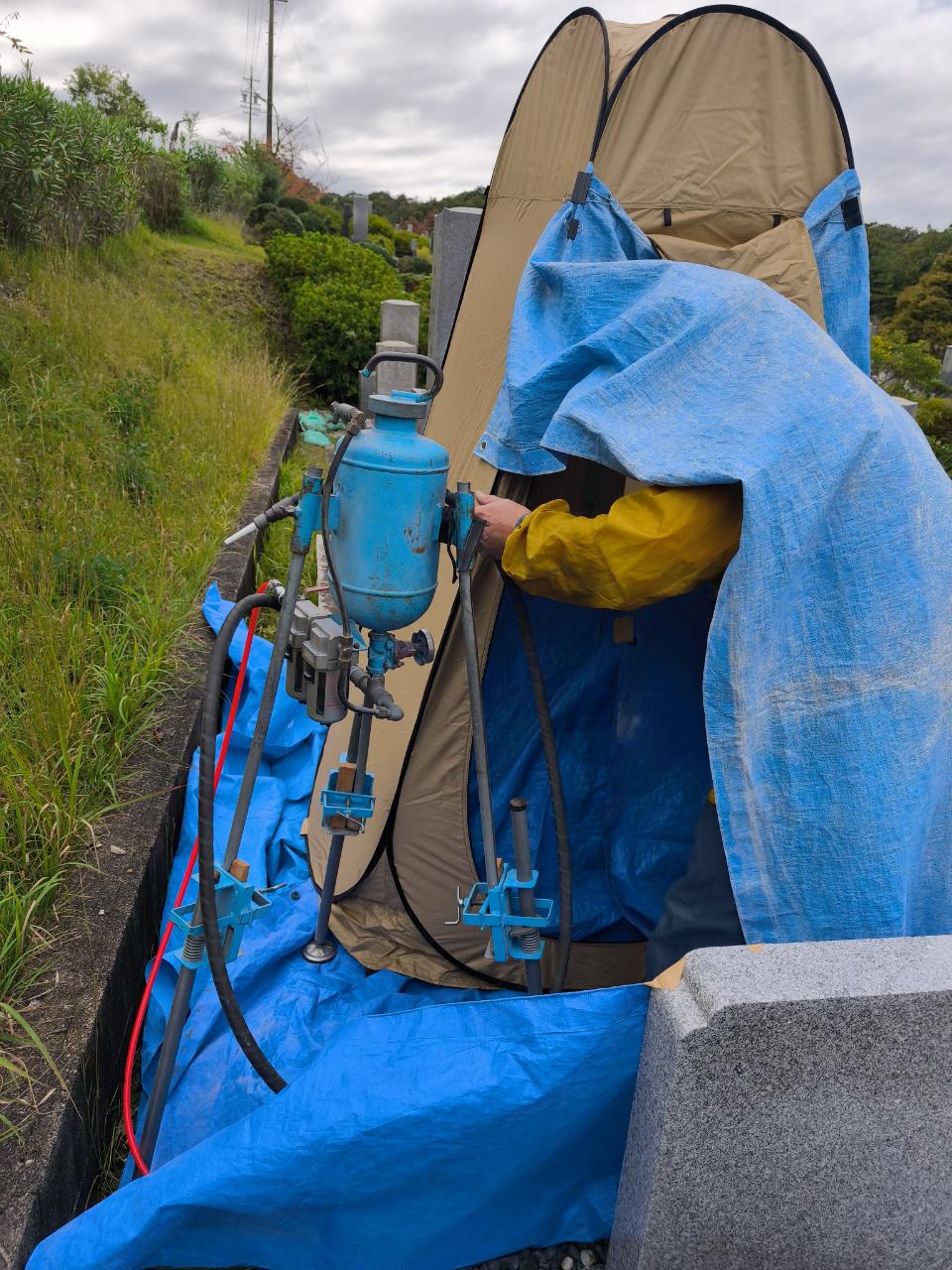 現地彫刻 工程4